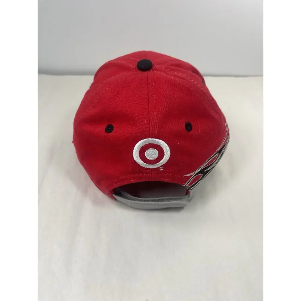 Vintage NASCAR #42 Target Chip Ganassi Racing Adjustable Hat Cap Flames - Picture 3 of 9
